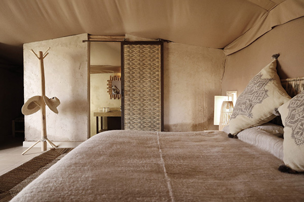 Intérieur lodge luxe terre des étoiles maroc