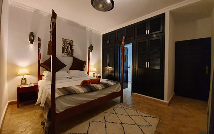 Chambre duo Riad de luxe Sidi Kaouki retraite Boxe et surf