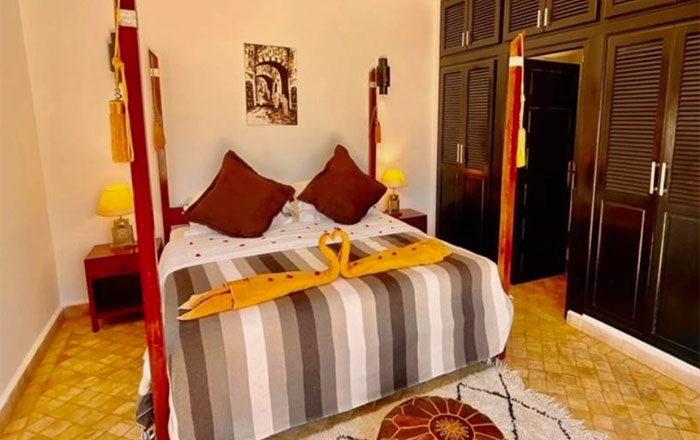 Chambre Riad retraite Boxe et surf