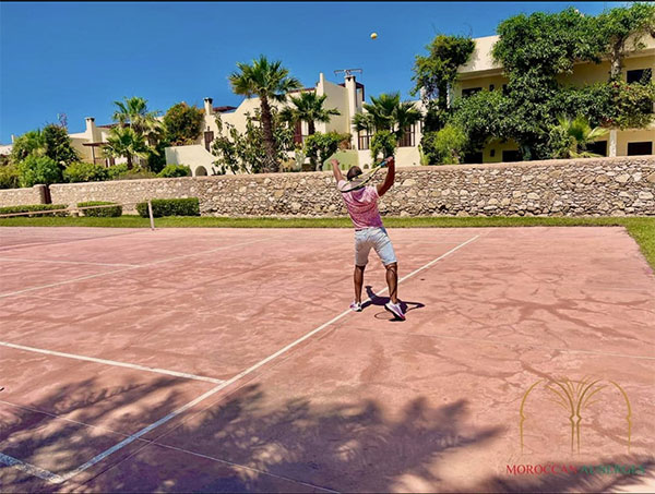 Riad avec tennis